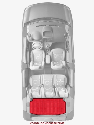 ЭВА коврики «Queen Lux» багажник для Chevrolet Metro